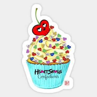 HeartSkulls™️ Cupcake Sticker